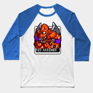 Red Arremer - Ghouls 'n Ghosts Baseball T-Shirt